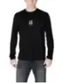 Schwarzes Armani Exchange Langarmshirt