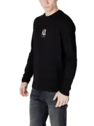 Schwarzes Armani Exchange Langarmshirt