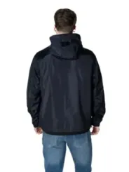 Schwarze Armani Exchange Windbreaker-Jacke