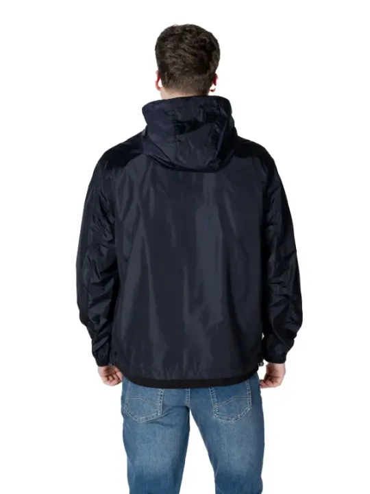 Schwarze Armani Exchange Windbreaker-Jacke