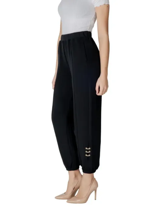 Schwarze Liu Jo Hosen mit Bündchen