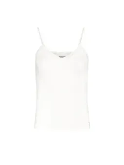 Weißes Camisole mit Ausschnitt Morgan De Toi