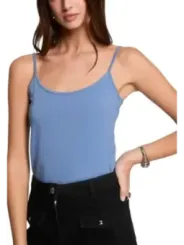 Blauer Damen-Spaghettiträger-Camisole Morgan De Toi