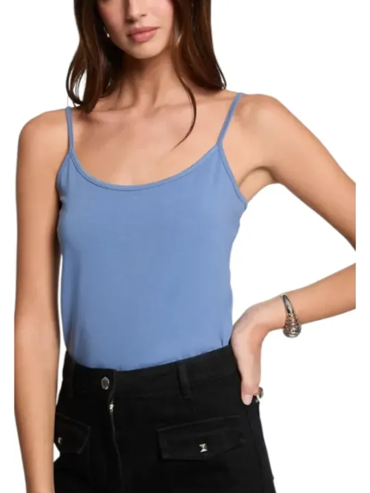 Blauer Damen-Spaghettiträger-Camisole Morgan De Toi
