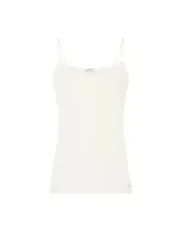 Weißes Damen-Spaghetti-Top Morgan De Toi