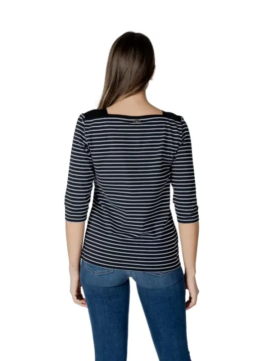 Gestreiftes Liu Jo Damenoberteil mit Ausschnitt