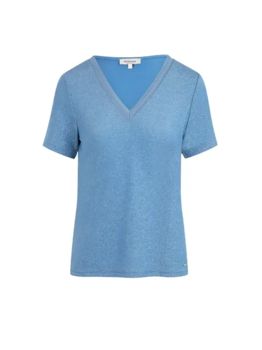 Morgan De Toi T-Shirt Azurblau | online kaufen