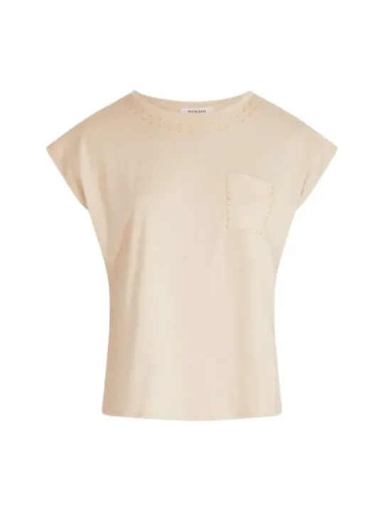 Morgan De Toi T-Shirt Beige | online kaufen