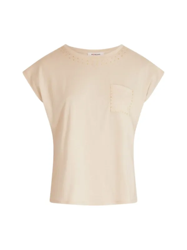 Morgan De Toi T-Shirt Beige | online kaufen