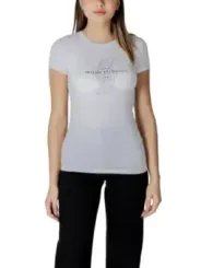 Weißes Armani Exchange Logo T-Shirt
