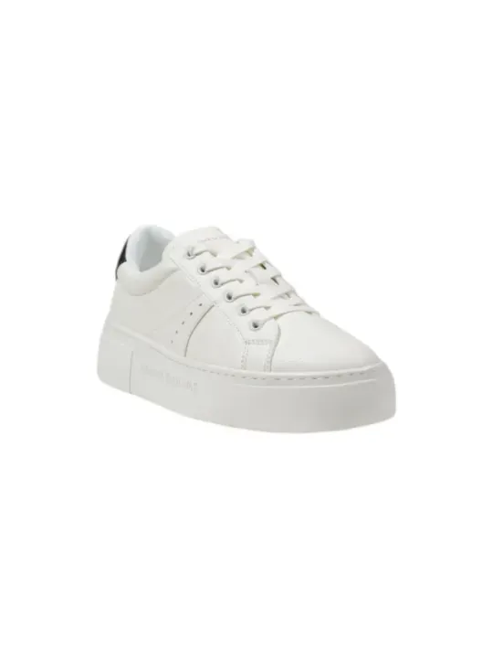 Weiße Armani Exchange Leder Sneaker