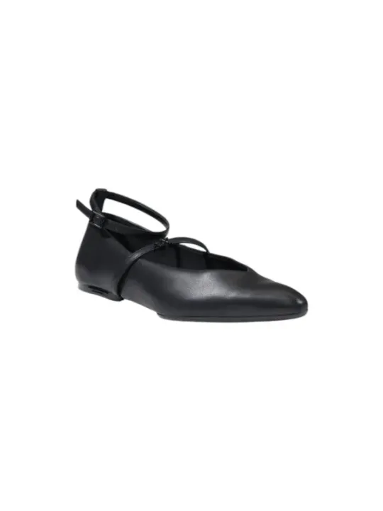 Schwarze Damen Tanzschuhe ohne Absatz