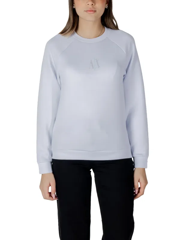 Weißes Armani Exchange Rundhals-Sweatshirt