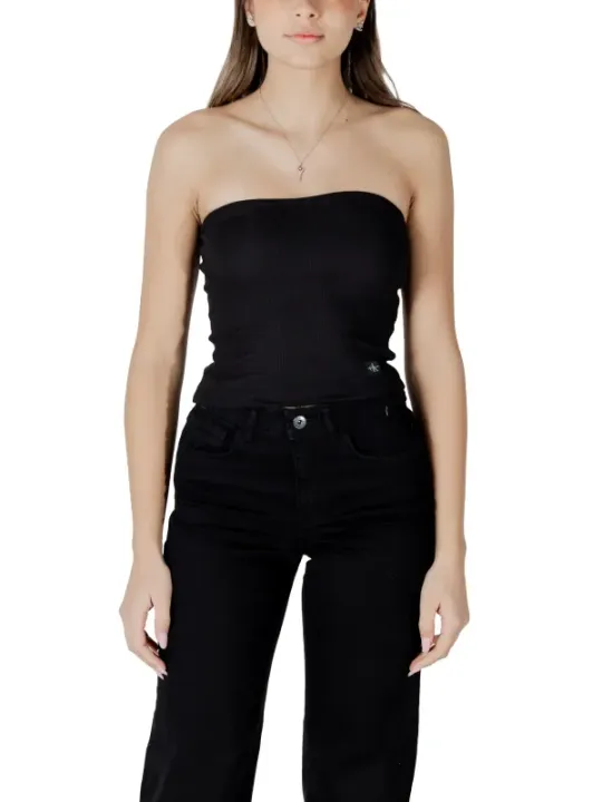 Schwarzer Calvin Klein Jeans Tube-Top