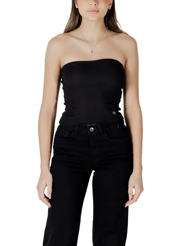 Schwarzer Calvin Klein Jeans Tube-Top