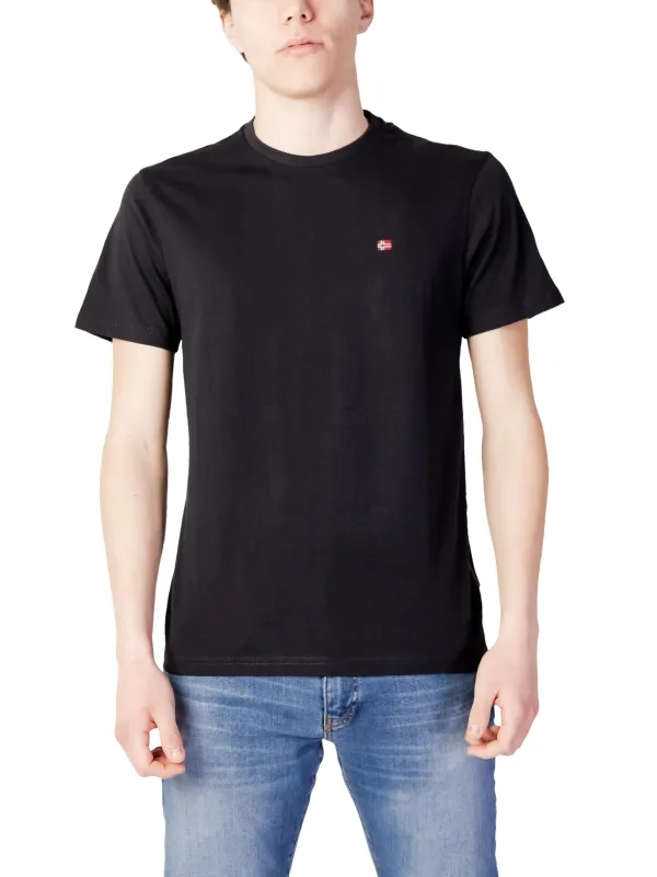 Napapijri graues T-Shirt mit Logo