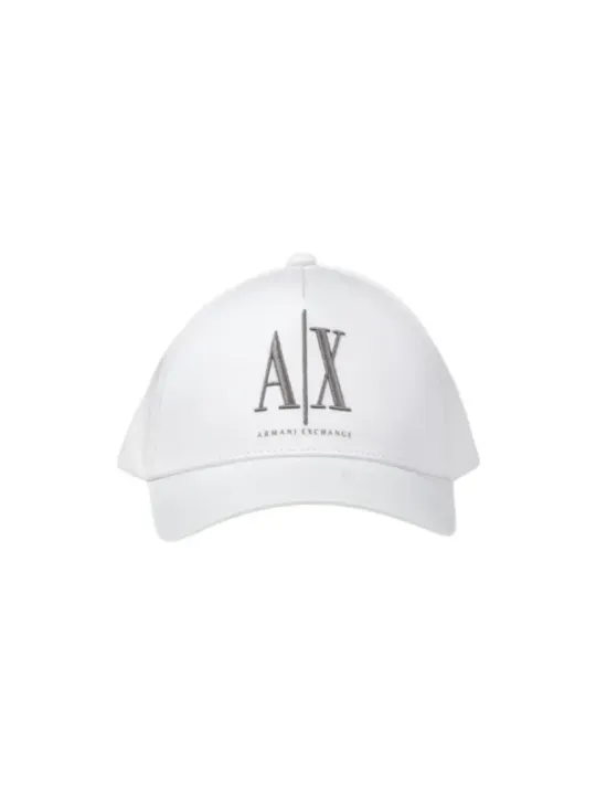 Graue Armani Exchange Baseballkappe