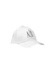 Weiße Armani Exchange Baseballkappe