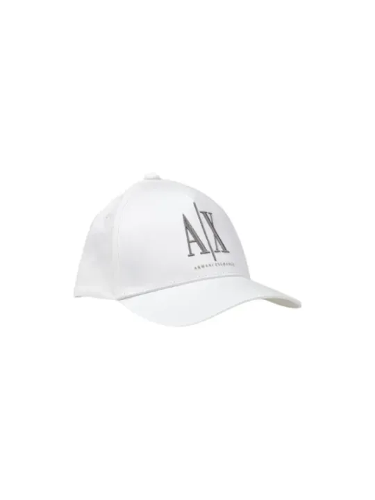 Weiße Armani Exchange Baseballkappe