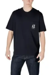 Schwarzes Armani Exchange Logo T-Shirt