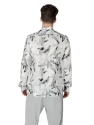 Hemd mit Blattmuster, Herren