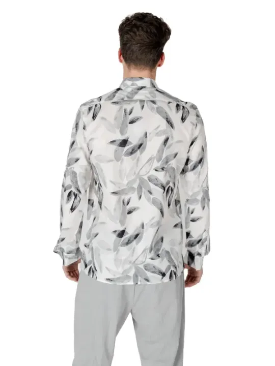 Hemd mit Blattmuster, Herren