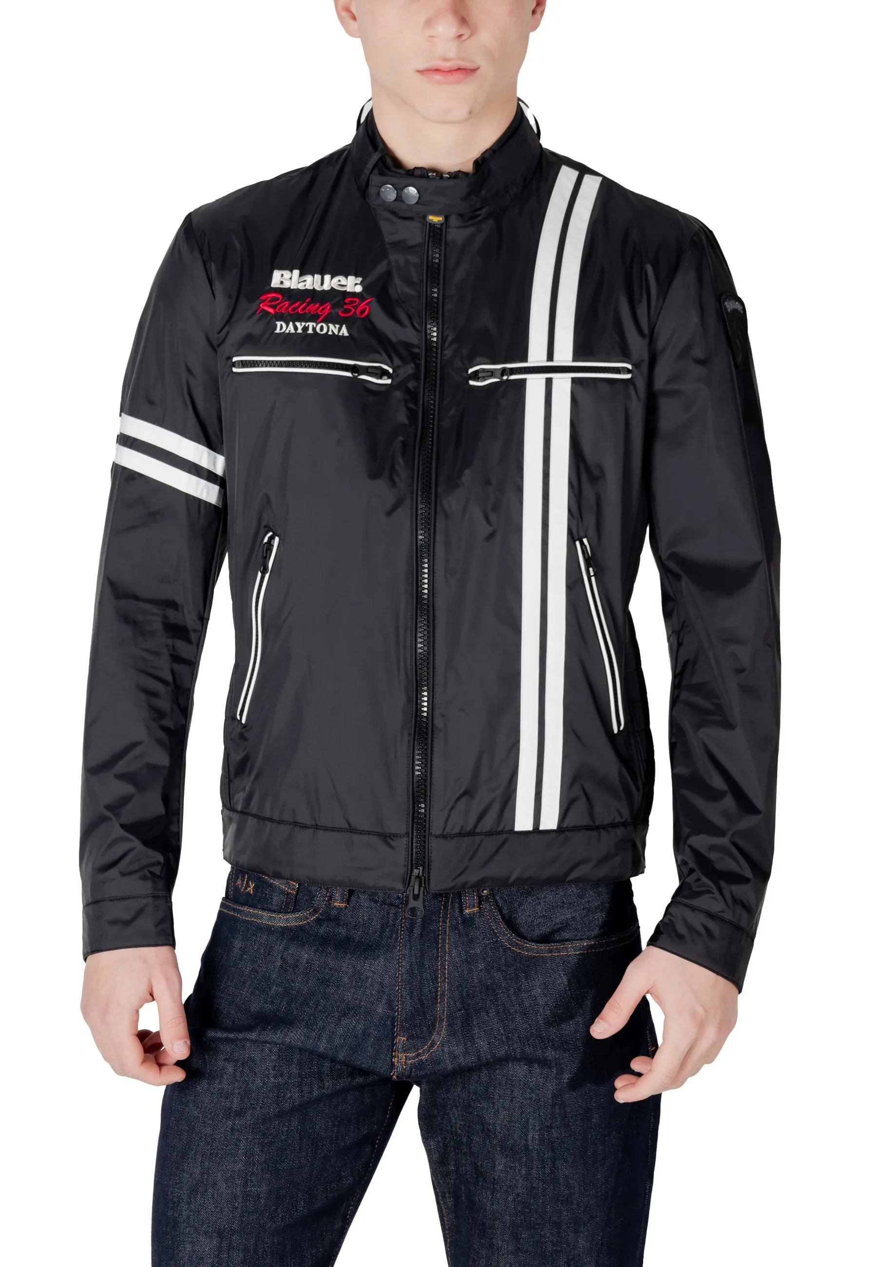 Blauer Herren Sakko Schwarz 483604