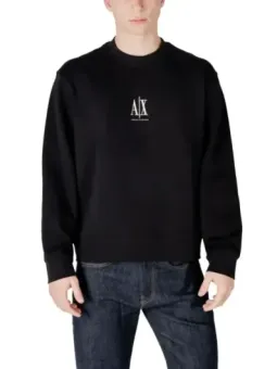 Schwarzes Armani Exchange Logo Sweatshirt