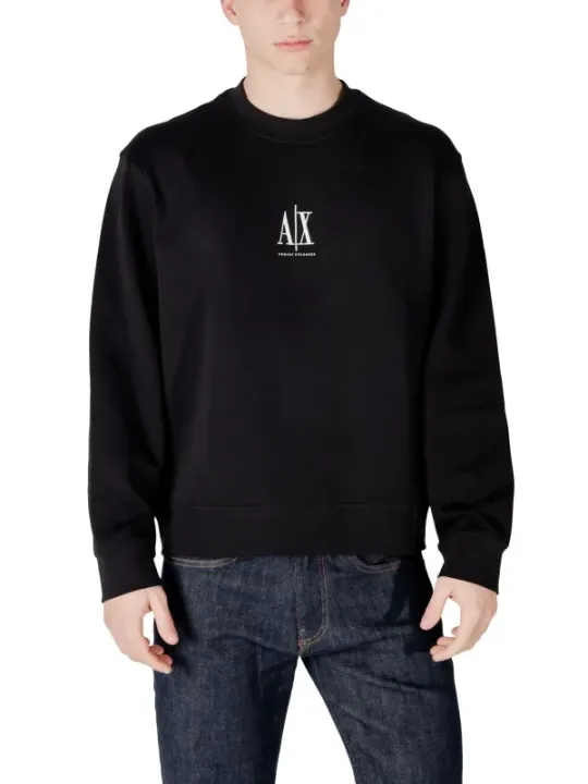 Schwarzes Armani Exchange Logo Sweatshirt