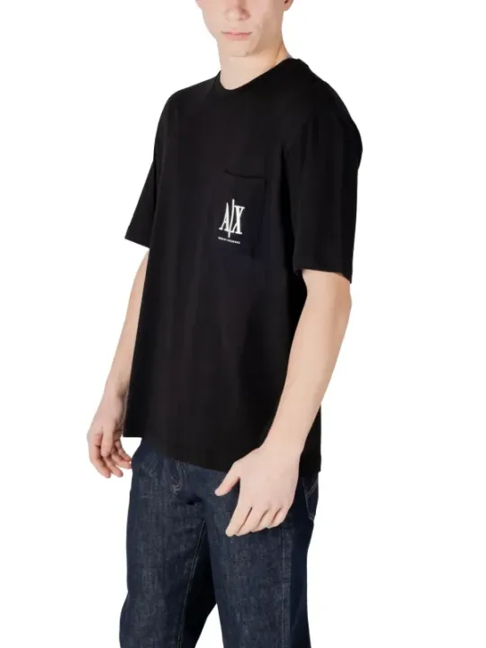 Schwarzes AX Logo T-Shirt