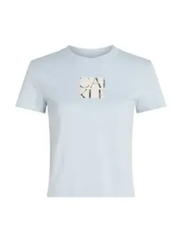 Cremefarbenes Calvin Klein T-Shirt