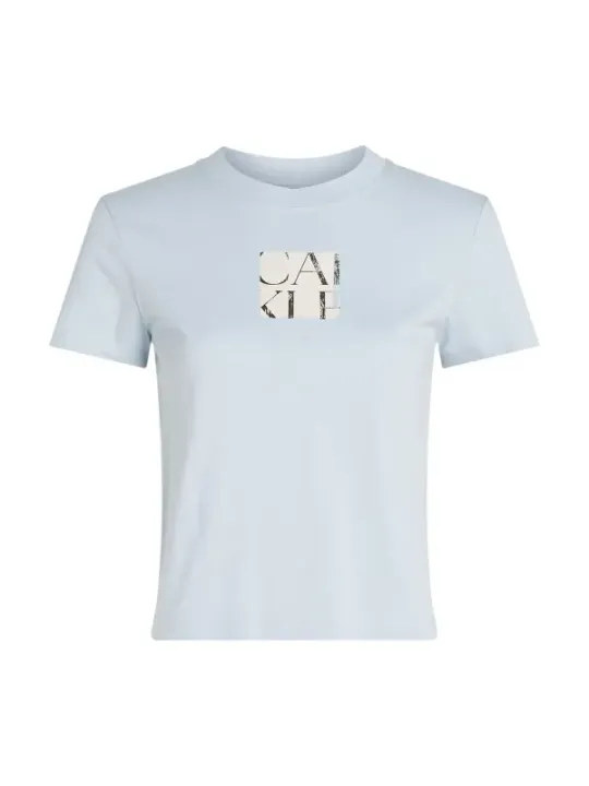 Cremefarbenes Calvin Klein T-Shirt