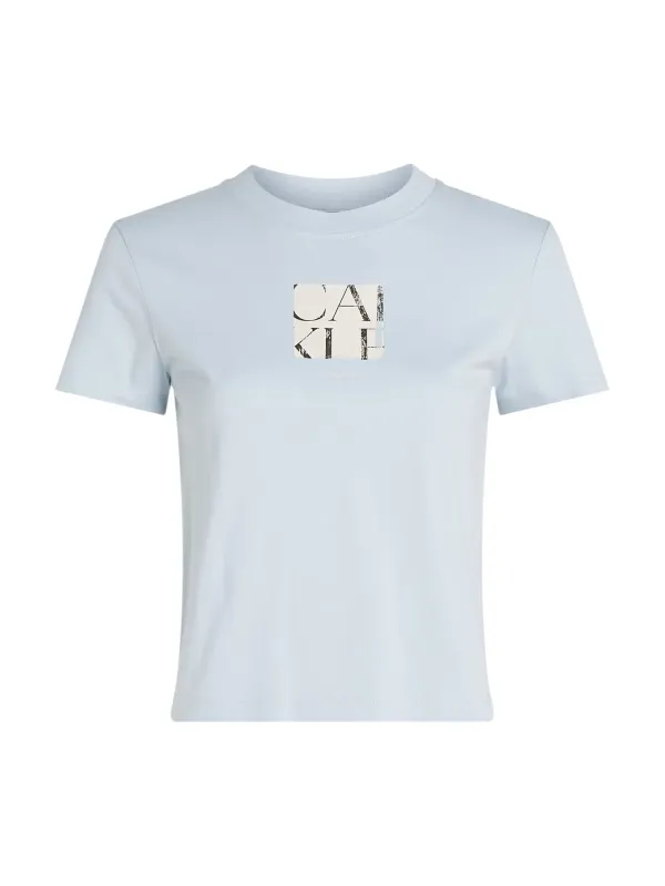 Cremefarbenes Calvin Klein T-Shirt