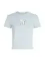 Cremefarbenes Calvin Klein T-Shirt