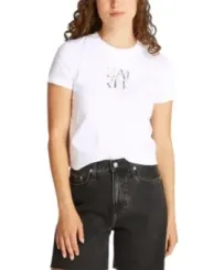 Weiße Calvin Klein Jeans T-Shirt