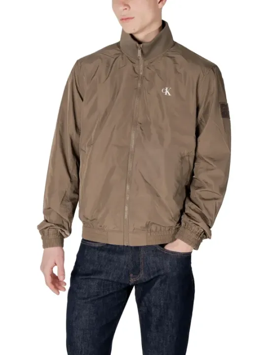 Beige Calvin Klein Windbreaker Jacket