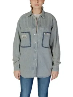 Leichter Replay 483043 Herrenhemd gestreift