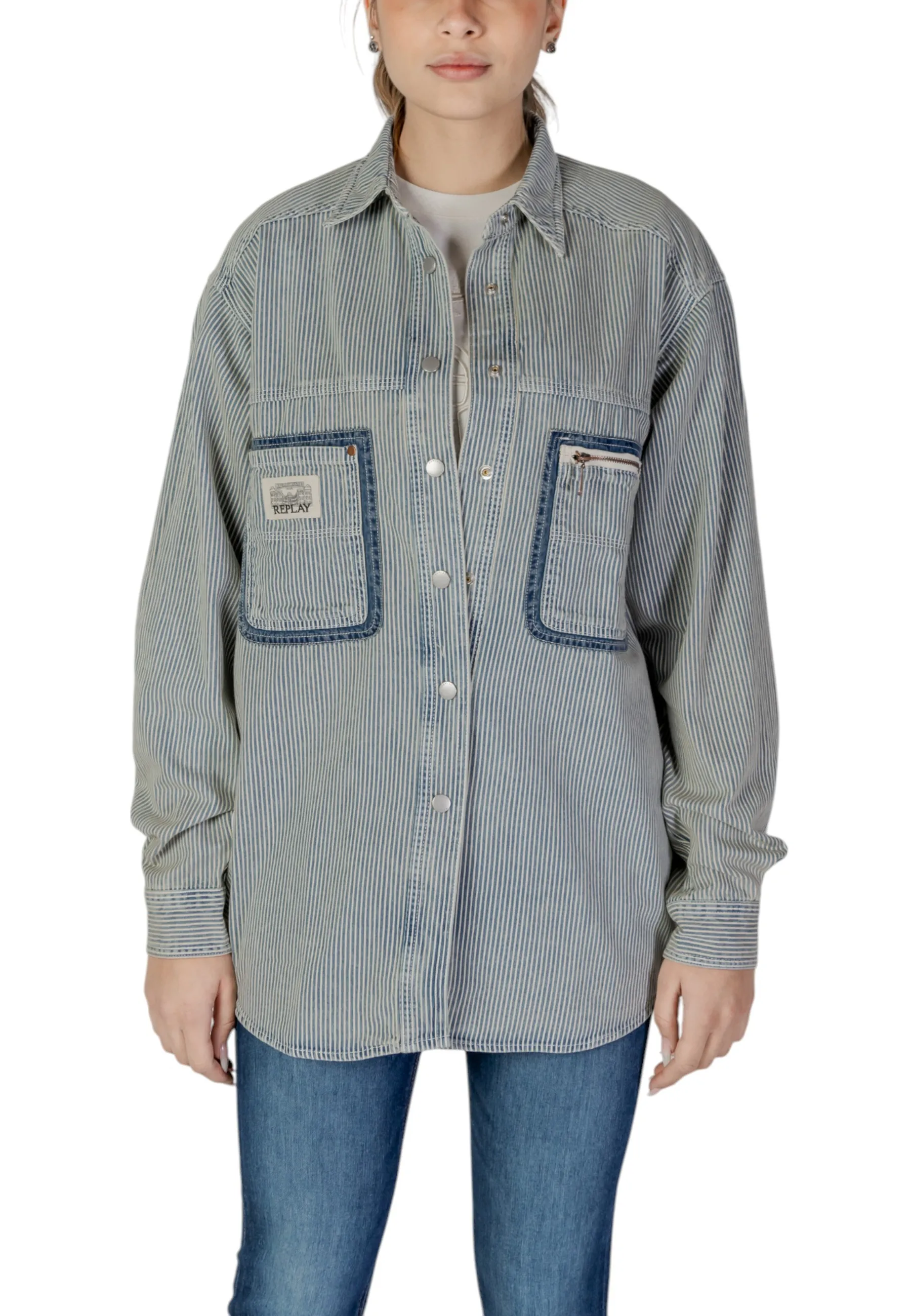 Replay Hemd Blau 483043