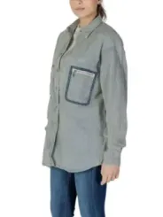 Gestreiftes Replay Hemd mit Tasche