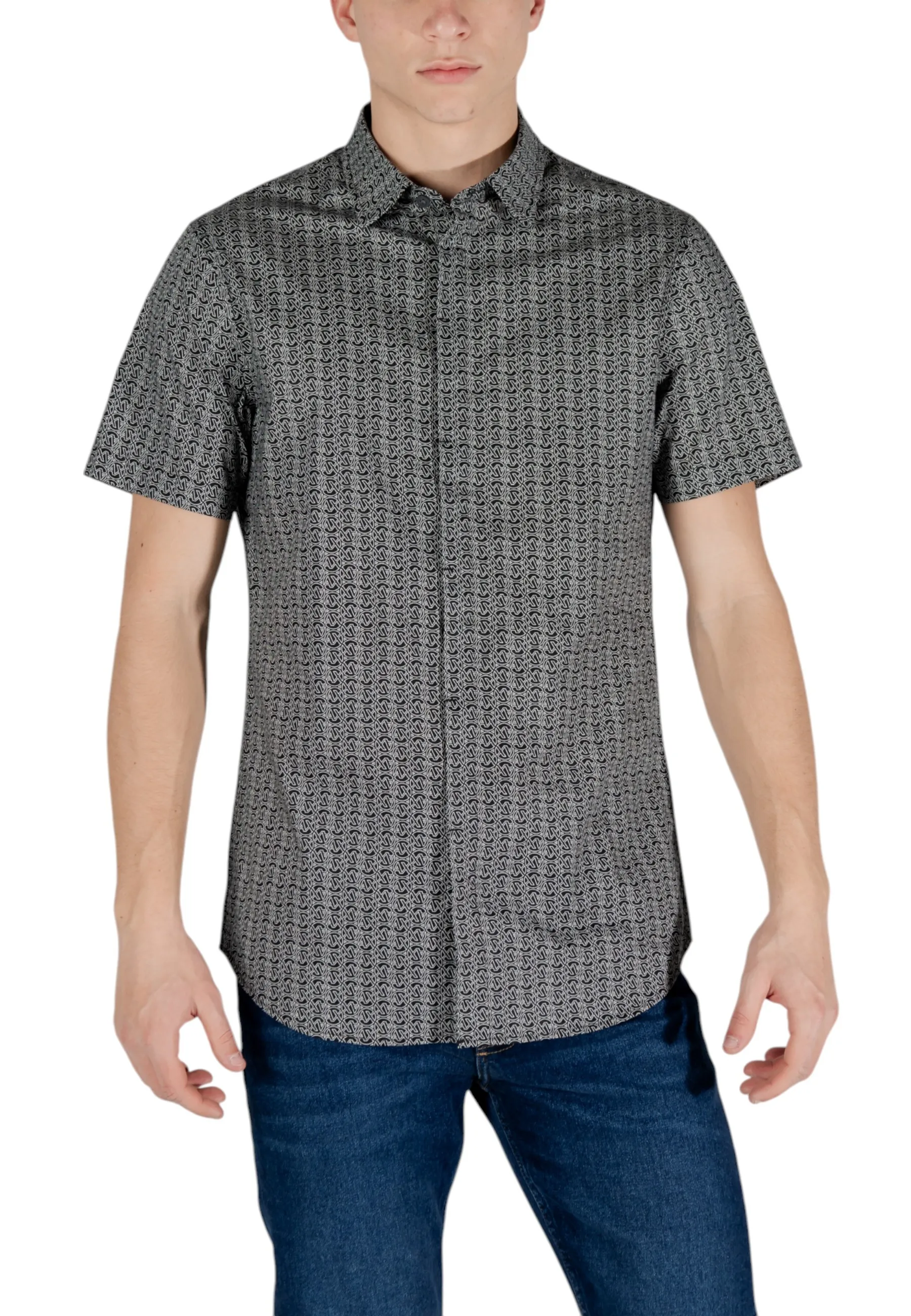 Herren Hemd Schwarz 482998