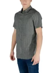 Abstraktes Armani Exchange Kurzarmhemd