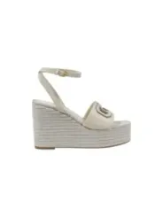 Weiße Guess Keilpumps mit Riemchen