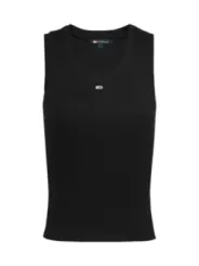 Tommy Hilfiger Jeans Tank-Tops Schwarz | online kaufen