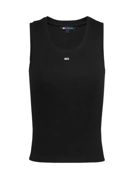 Tommy Hilfiger Jeans Tank-Tops Schwarz | online kaufen