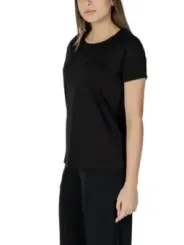 Schwarzes Armani Exchange Damen T-Shirt