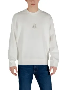 Weißes Armani Exchange Sweatshirt Logo