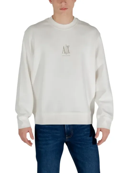 Weißes Armani Exchange Sweatshirt Logo