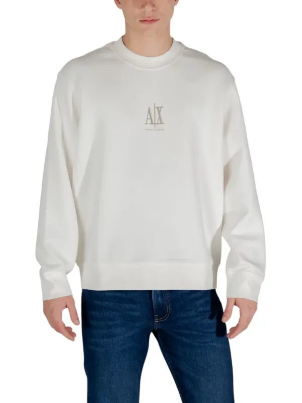 Weißes Armani Exchange Sweatshirt Logo