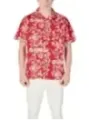 Rotes Replay-Hemd mit Blumenmuster