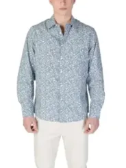 Blumiges Replay-Hemd mit Logo